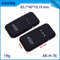 1Piece 85*40*10mm GPS tracking abs plastic housing soft car motorcycle vehicle GPS tracker plastic housing electronics enclosure