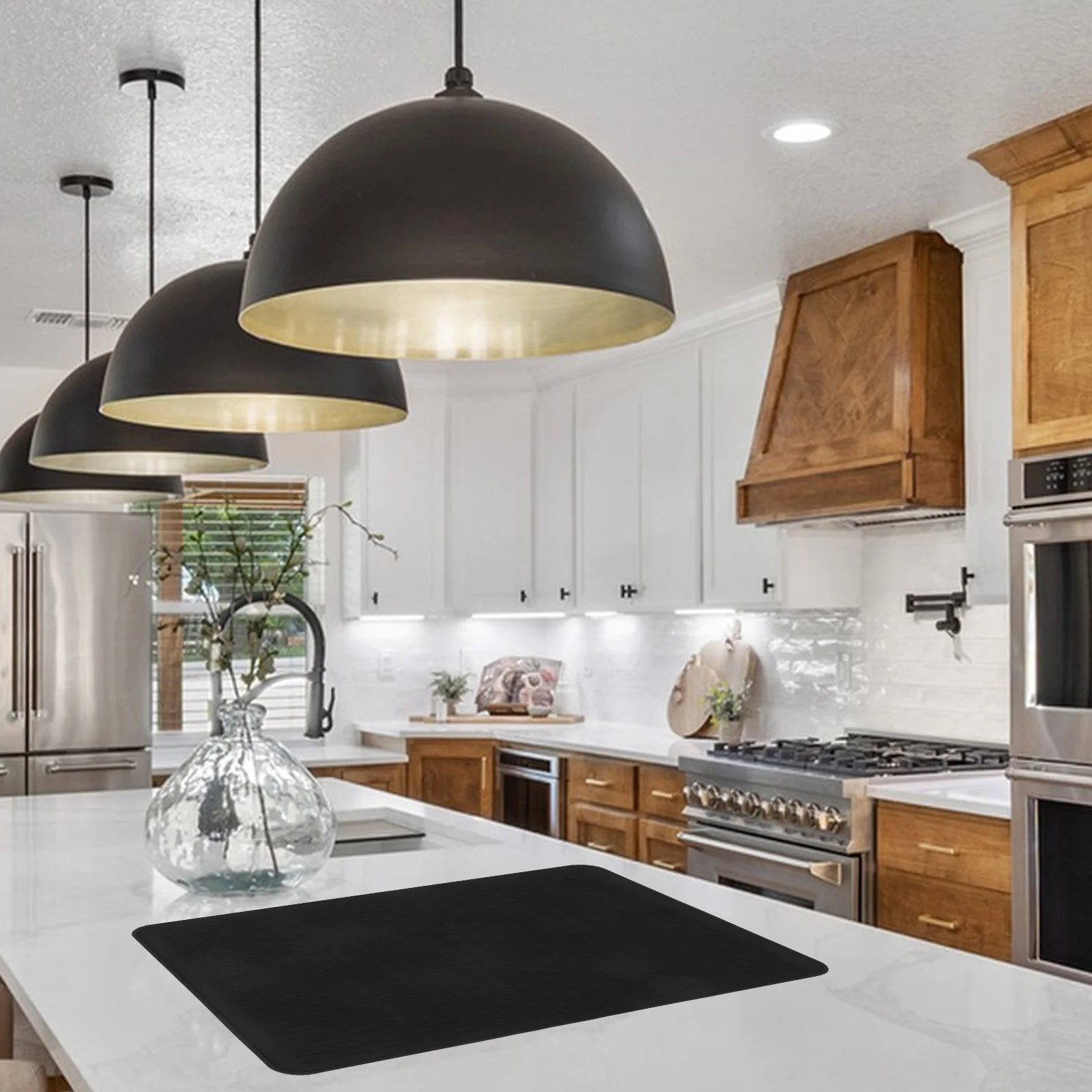 

Protective Countertop Mat Silicone Heat Resistant for Stove Top Induction Cooker Pad Oil Proof Non-Slip Kitchen Essential