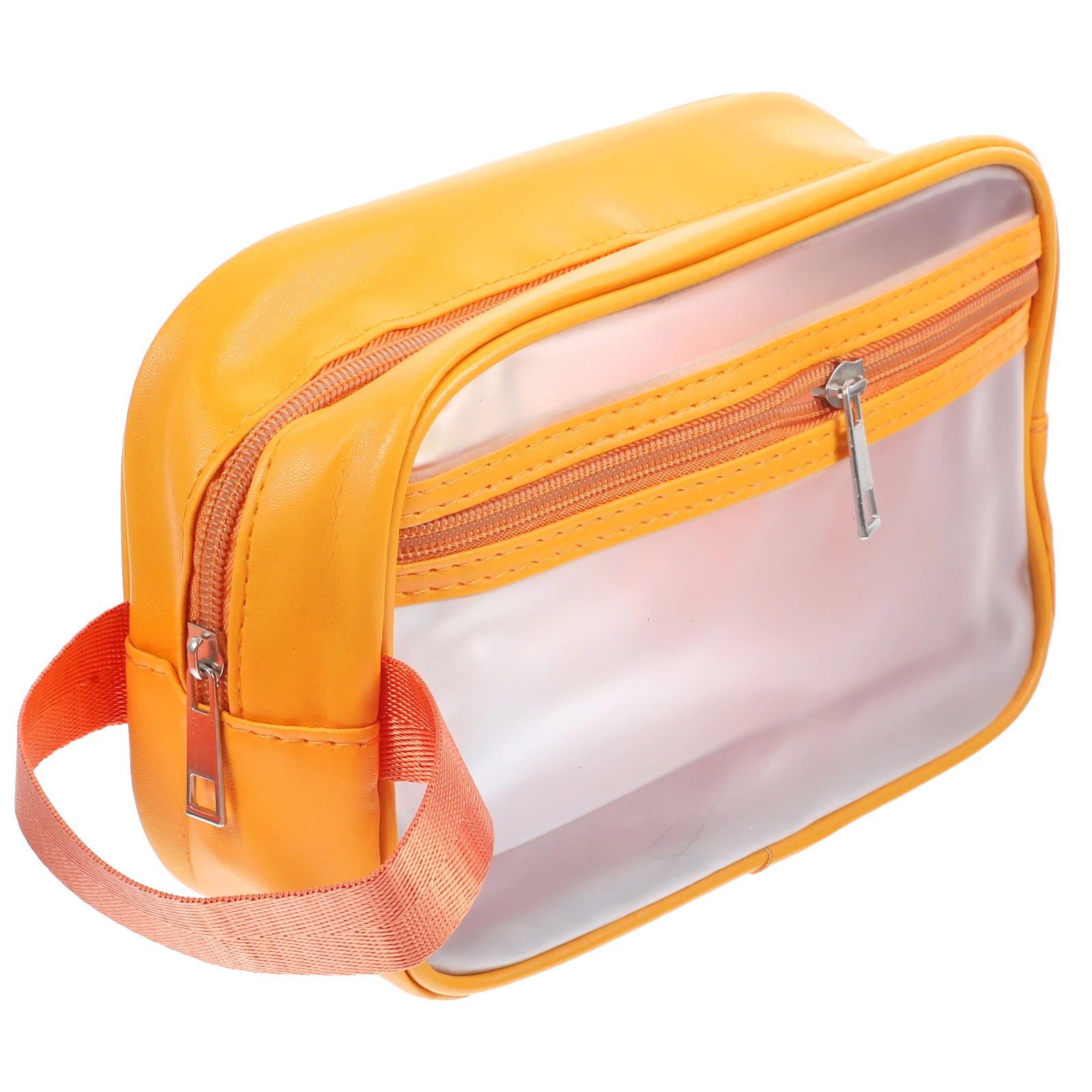 

Waterproof Toiletry Bag Clear Organizer Portable Makeup Pouch Zipper Closure Wet Dry Separation Travel Gym Business