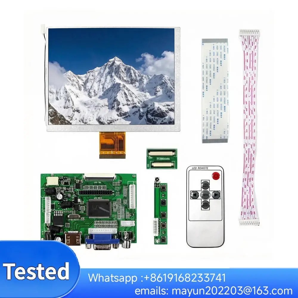 

7,0-дюймовый ЖК-экран 800×600 4:3: CLAA070MA0ACW, плата управления драйвером.