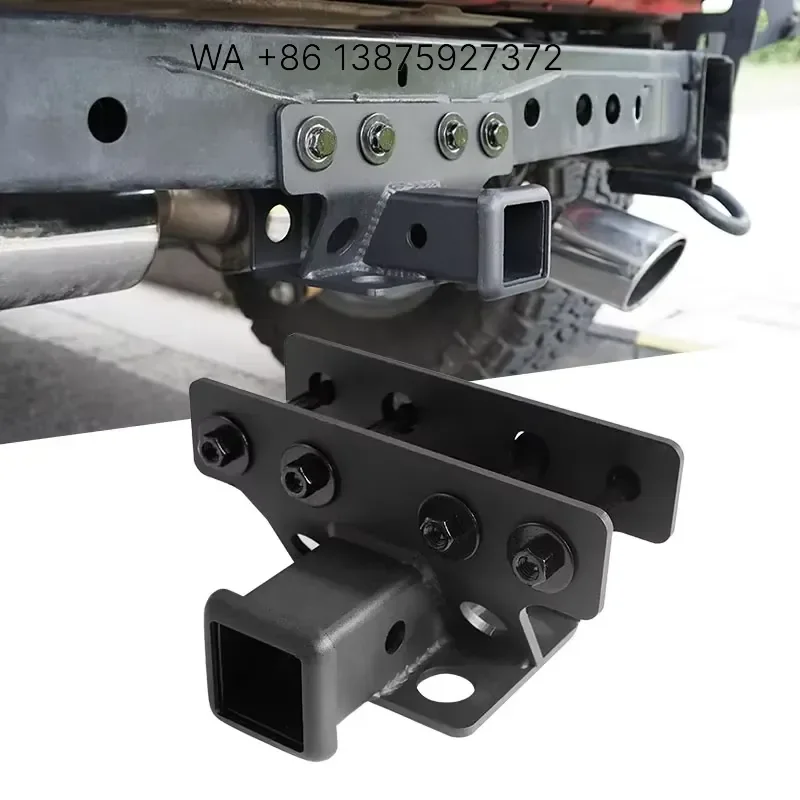 Wmwmnu Heavy Duty Off Road Steel Rear Tow Hooks Trailer Hitch Receiver for 2021 2022 2023 2024