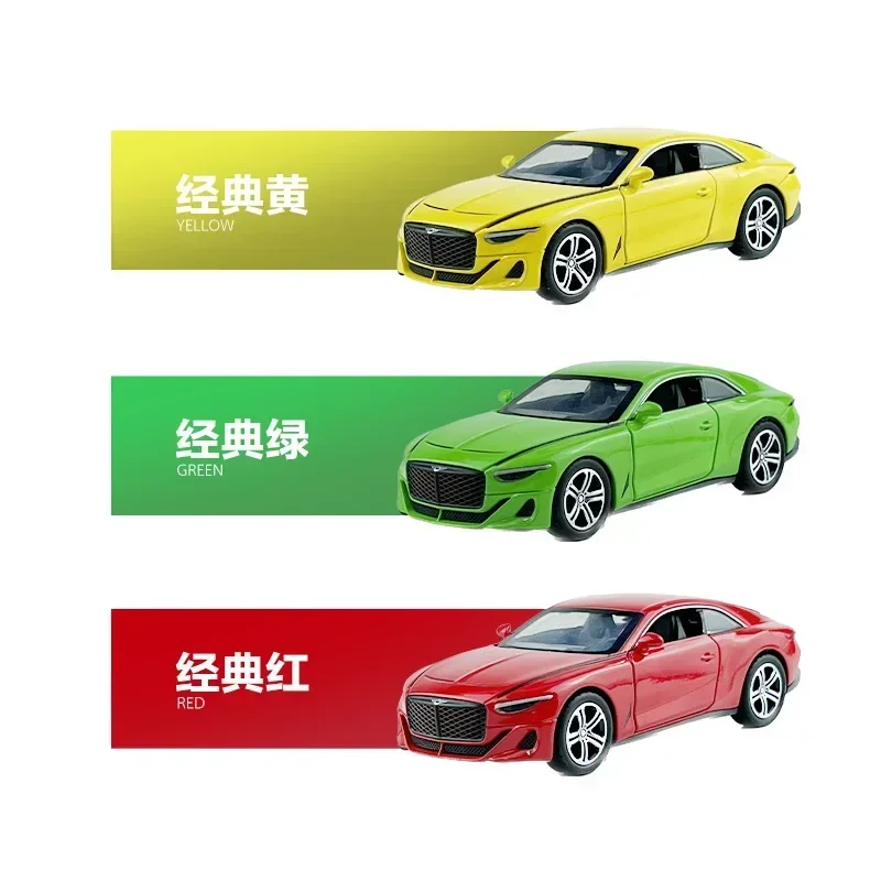 1: 32 Bentley Mullena sports car with sound and light feedback toy car model decorations collection gifts