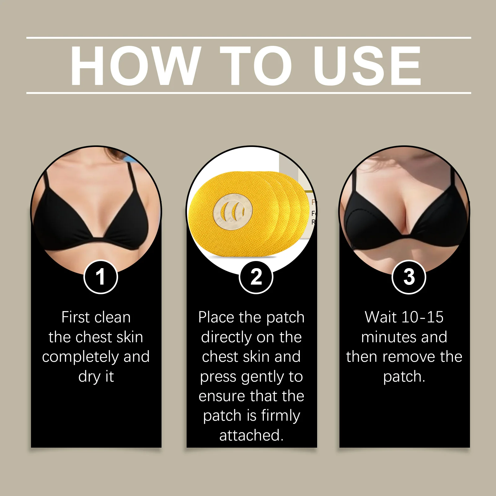 Breast Firming Lifting Patch Plumping Size Up Improve Breast Flat Prevent Sagging Shaping Tighten Bigger Breast Enhancer Patch - view 6