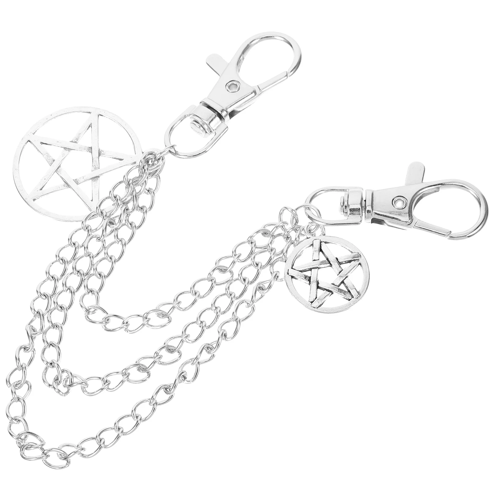 Five-pointed Star Metal Shoe Chain Shoelace Buckle Boot Jewelry for Shoes Accessories Chains Decoration Alloy Charm