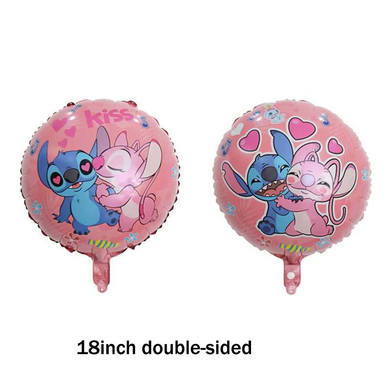 ديزني غرزة الملاك بالونات حفلة عيد ميلاد أنيمي الكرتون الألومنيوم فيلم بالون لطيف الأطفال حفلة عيد ميلاد زينة الإمدادات #6