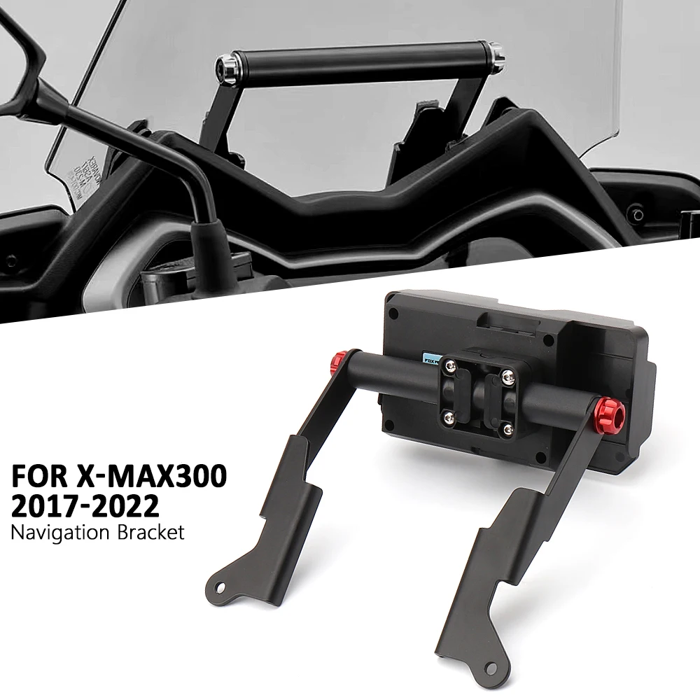 New Navigation Bracket Front 22mm Bar Phone Holder GPS Mount Stand For Yamaha XMAX300 XMAX 300 X-MAX300 X-MAX 300 2017-2022