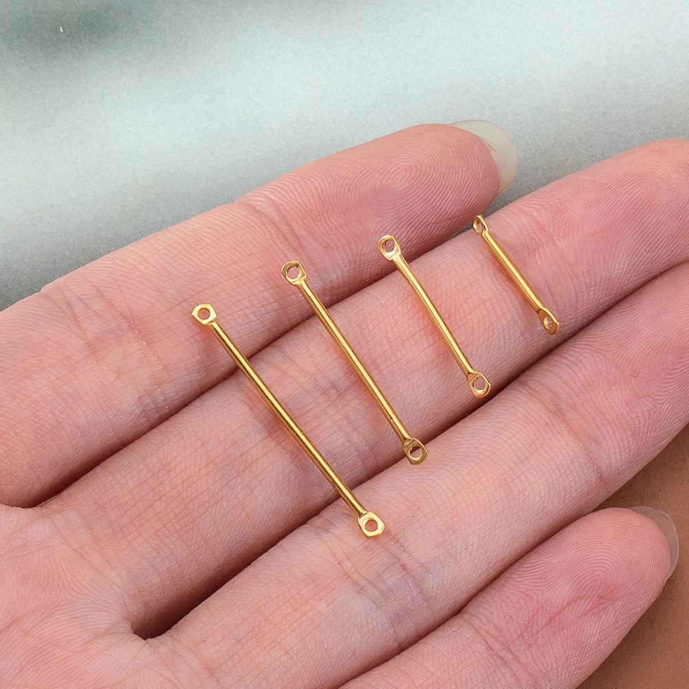 20 Pieces 15-30mm Stainless Steel Flat Head Connector for DIY Earrings Necklace Jewelry Making - view 3