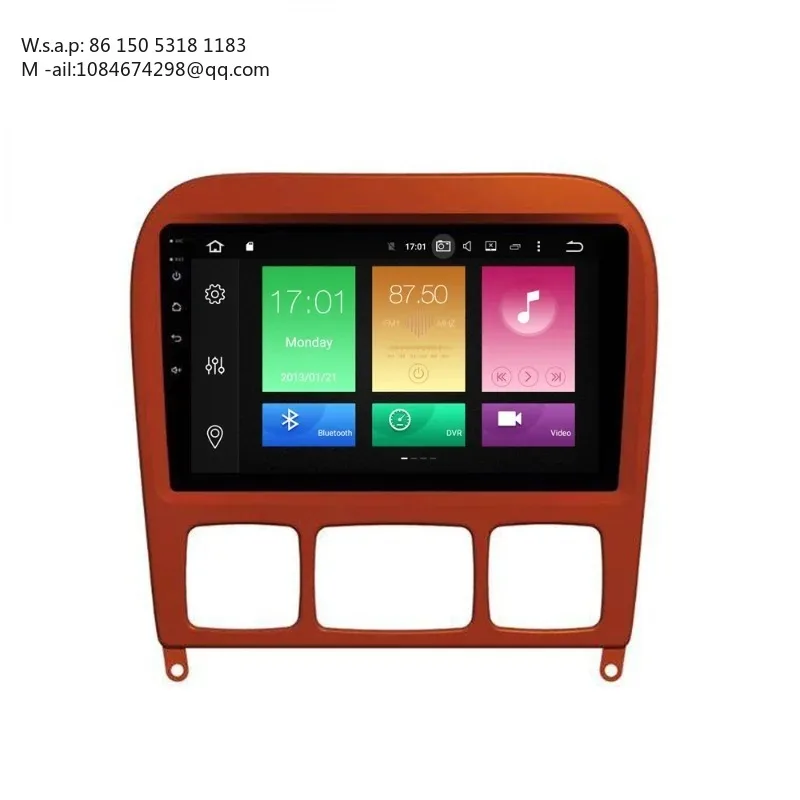 Octa Core Android 10.0 HD 1024x600 Car DVD GPS Radio For S Class W220 S280 S420 S430 S320 S350 S400 S500 S600