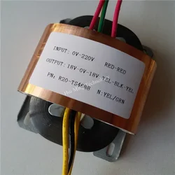 R Core Transformer 20W Dual 18V R20 Transformers Converter 220V To 18V-0-18V 0.83A Copper Shield DAC pre-amplifier HIFI decoder