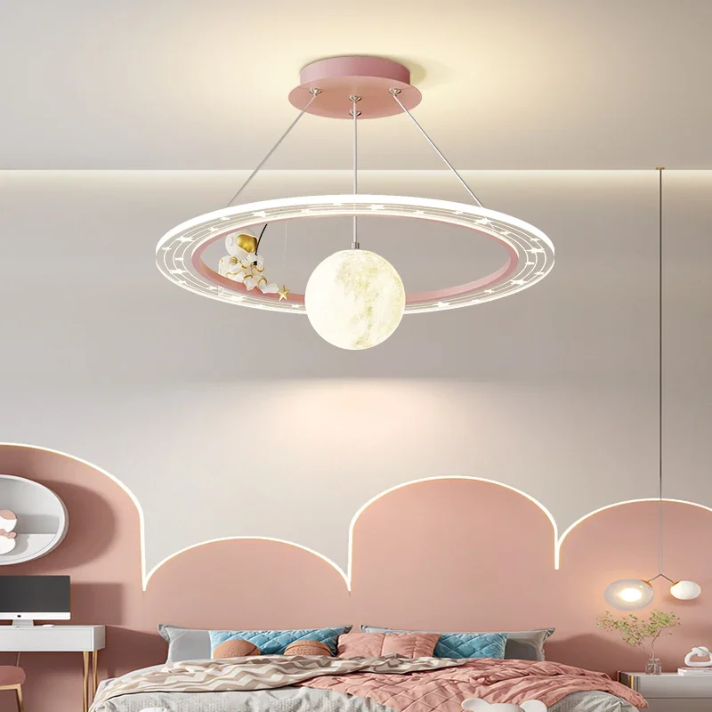 Lámpara colgante LED nórdica para habitación de niños, dormitorio, sala de estar, lámpara colgante, decoración, accesorio de iluminación colgante acrílico