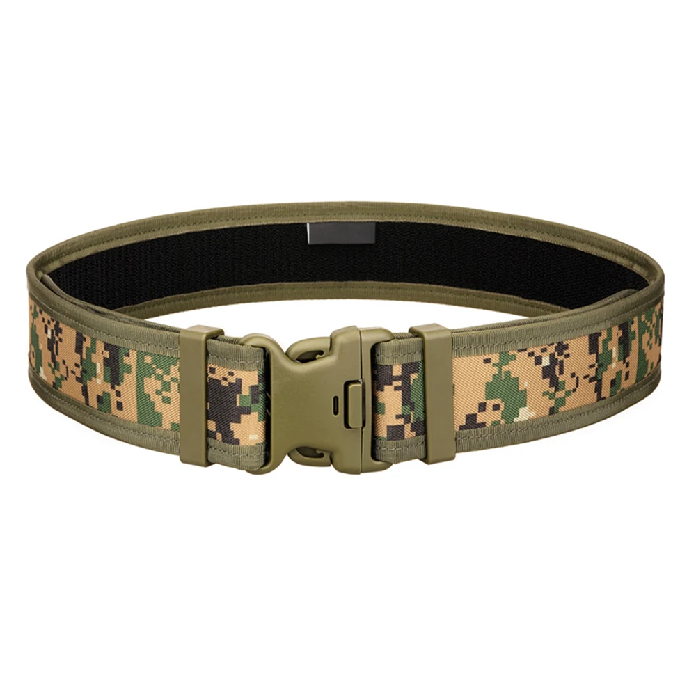 TUSHI Neuer taktischer Gürtel mit Schnellverschluss für Herren, Outdoor-Camouflage-Nylon, breiter Taillengürtel für Bergsteigen, Wandern, Arbeit, Angeln – Detail 28