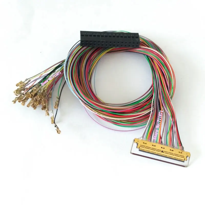 70cm 40Pin 20453 040T LVDS 1ch 2ch 6bit 8bit DIY Screen Cable Line 40P 40 Pin 20453-040T Custom eDP Screen Line Wire Cord eDP