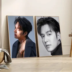 Lee Min Ho Whitepaper Poster Anime Poster adesivo di carta impermeabile appiccicoso Coffee House Bar Kawaii Room Decor