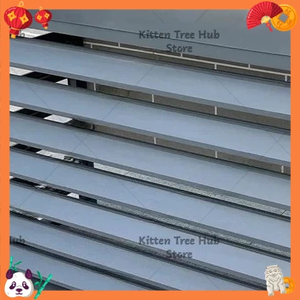 Aluminum alloy air conditioner outer machine cover louver outdoor machine protective cover rainproof vent louver electric/manual