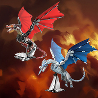 1019PCS Movie Series Flying Dragon Model MOC Game Action Figures Building Blocks Bricks Assembly Toys For Childrens Gifts Boys
