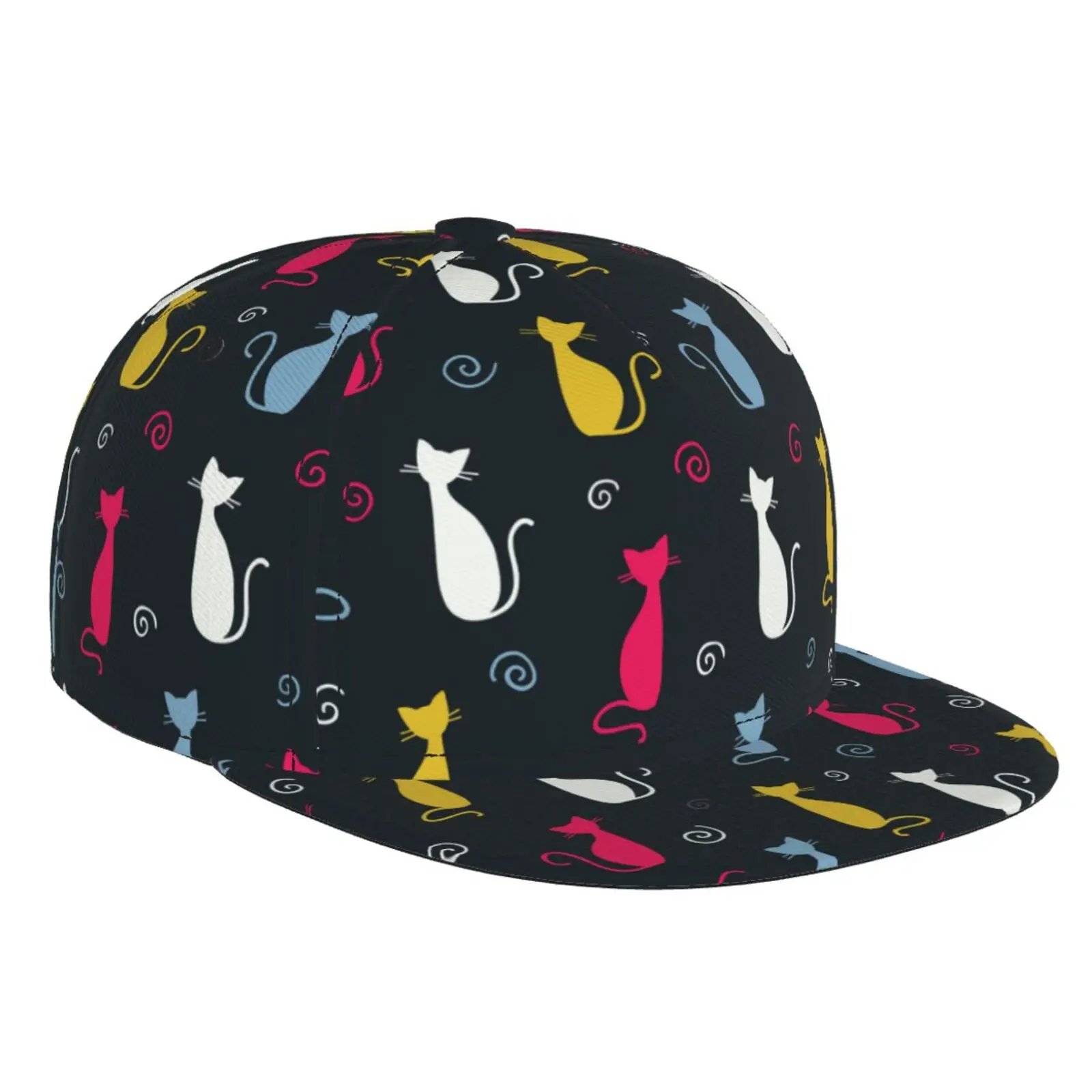 Egyptian Cat Buster Flat Brimmed Hat Street Skateboarding Hip Hop Hat Outdoor Leisure Sunshade Baseball Hat Universal