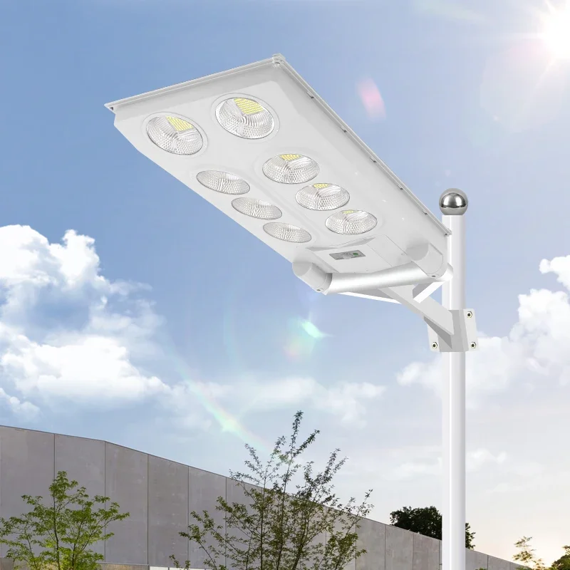 Factory Direct Supply 100W 200W 300W Integrated All In One Solar Led Light Square Highway Lamp