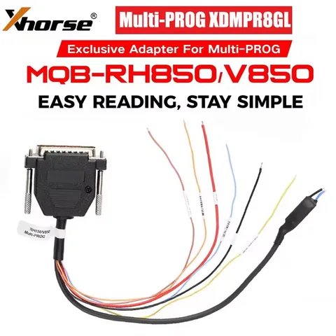Xhorse XDMPR8GL MQB RH850/V850 Кабель-адаптер для Xhorse Multi Prog Pro-level Programmer IMMO Калибровка чтения MQB48/MQB49/5C