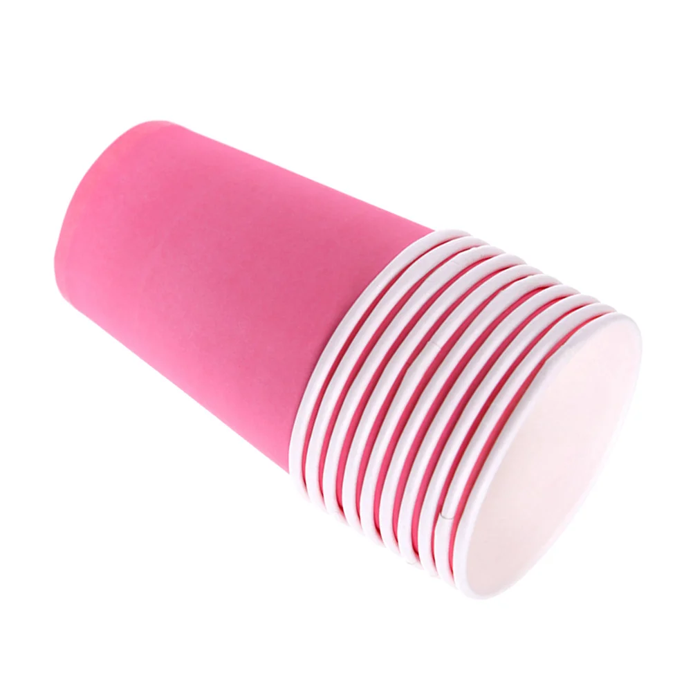 100 قطعة أكواب ورقية سميكة ملونة لرياض الأطفال لتقوم بها بنفسك الحرفية الفن المواد الاطفال الإبداعية الحرفية أكواب ورقية للاستعمال مرة واحدة #1