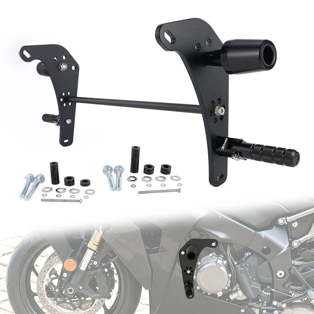 Highway Peg Crash Bar With Frame Sliders Front Touring Peg Set For Suzuki GSX-S1000GT/GT+ 2022-2025 GSX-S1000GX/GX+ 2024-2025