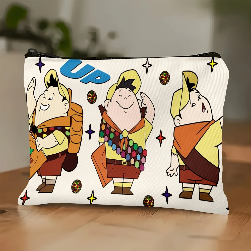 1 bolsa de maquillaje con temática de Disney: organizador de artículos de tocador de viaje de gran capacidad con diseños de Maléfica, Cruella De Vil, Jafar y Ursula, bolsa de almacenamiento de joyas, organizador de viaje perfecto con cremallera