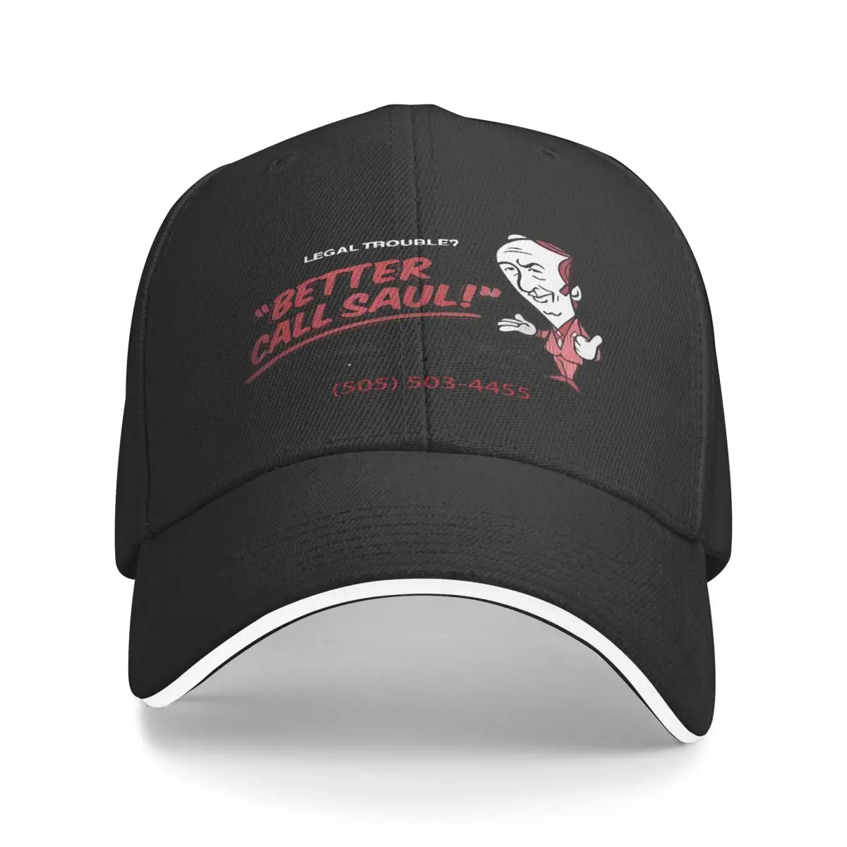 New Better Call Saul American Funny Logo Man Cap Mens Hat Custom Logo Baseball Cap For Men Man Hat Baseball Cap