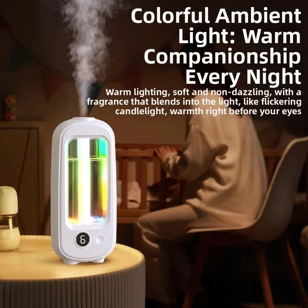 Rechargeable Automatic Fragrance Machine Digital Display Timed Spray Aromatherapy Machine 6 Speed Adjustment