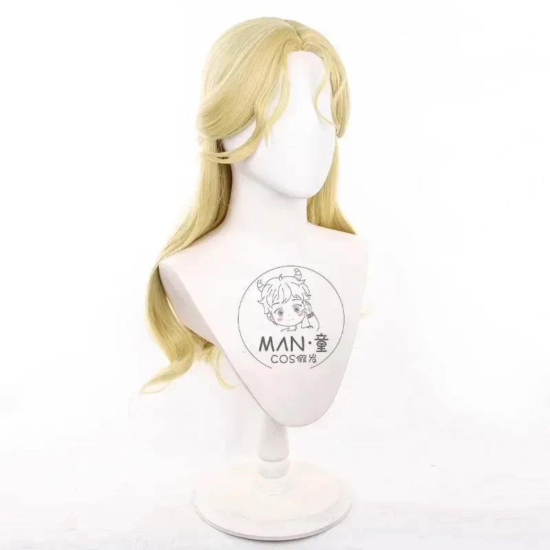 Perruque de cosplay synthétique résistante à la chaleur de 68 cm pour le personnage psychologue Ada Mesmer du jeu Identity V, idéale pour les fêtes d'Halloween et le cosplay d'anime + bonnet