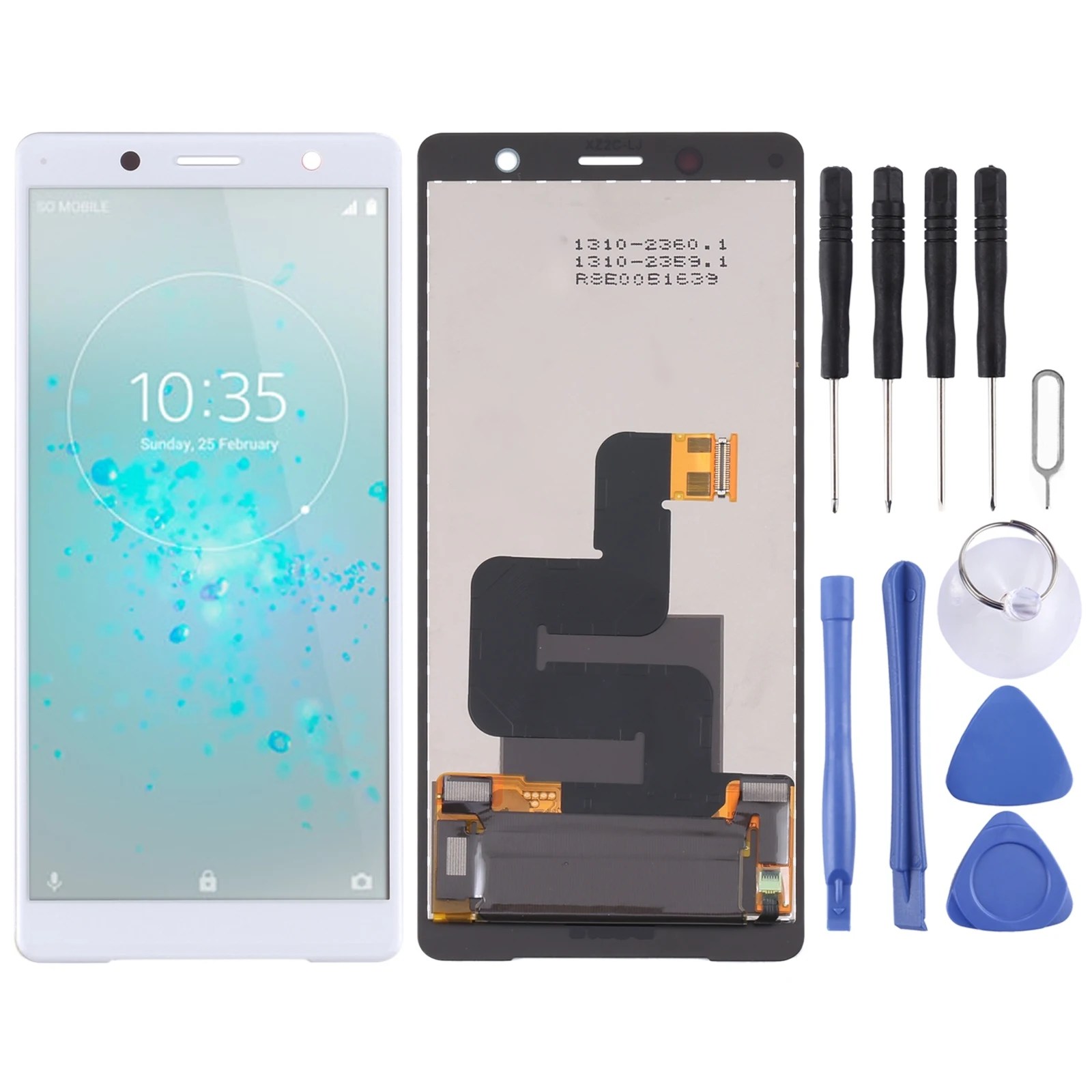 LCD Screen for Sony Xperia XZ2 Compact with Digitizer Full Assembly Display Phone LCD Screen Repair Replacement Part