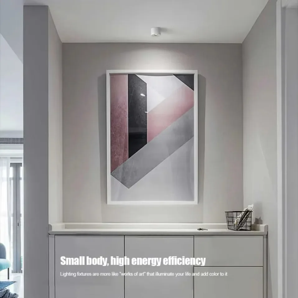 سطح شنت LED النازل ضوء السقف 7 واط 9 واط CRI97 ماتي الألومنيوم COB رقاقة بقعة ضوء لغرفة المعيشة المطبخ التيار المتناوب 85-265 فولت #5