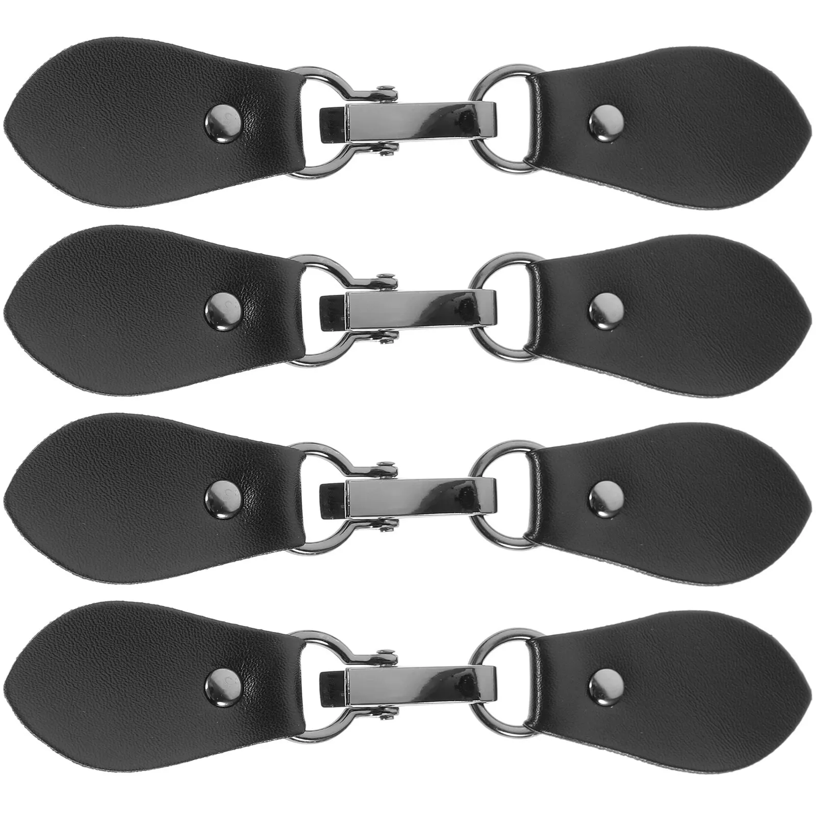 

4pcs Buckle Metal Hook Sew on Buckles Durable Fashion Sweater Clips Overcoat Connection Fasteners Coat