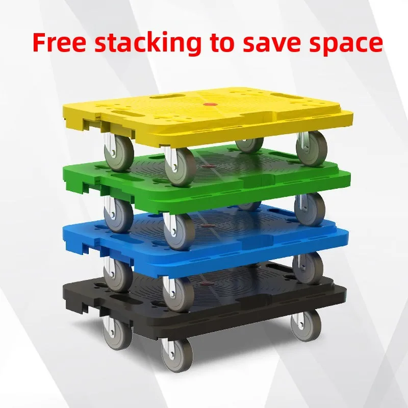 Turtle cart trolley without handrails trolley pulling trailer labor-saving pulley flatbed truck can be spliced small pulling