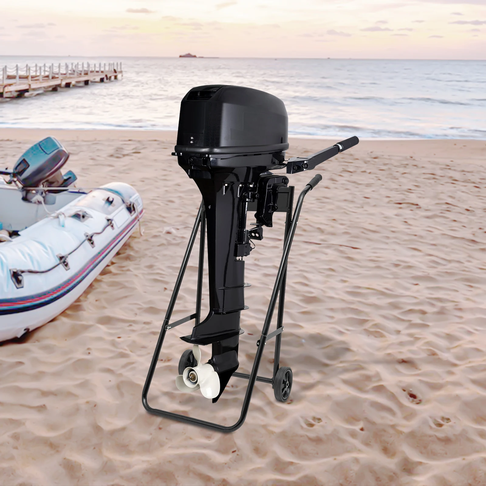 Within 30 Horsepower Outboard Boat Motor Cart, Outboard Boat Engine Carrier, Multi Purposed Engine Stand