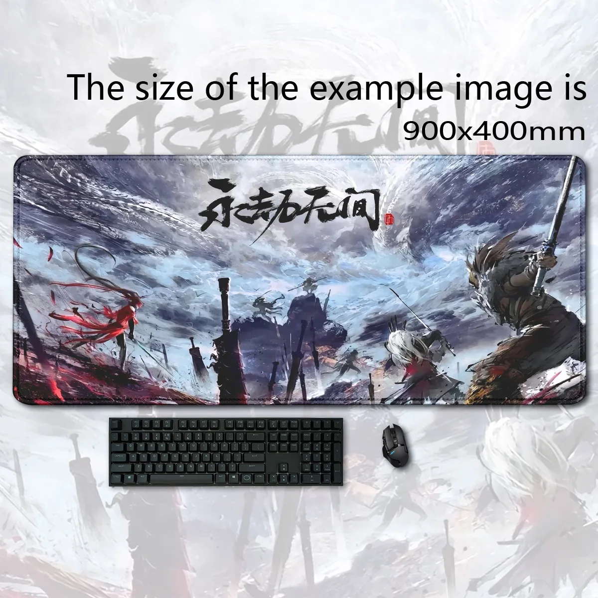 

Gaming Mouse Pad Anime Naraka Bladepoint Pc Accessories Deskmat Mousepad Gamer Desk Protector Keyboard Mat Large Mats Mause Pads