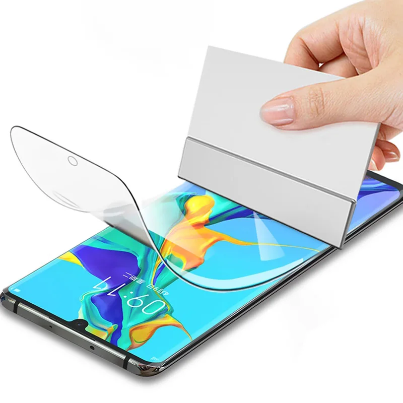 4Pcs HD Hydrogel Film For Huawei P60 P30 P70 P40 P50 Pro P20 Lite Full Cover Screen Protector Mate 60 50 40 30 20 Por Not Glass