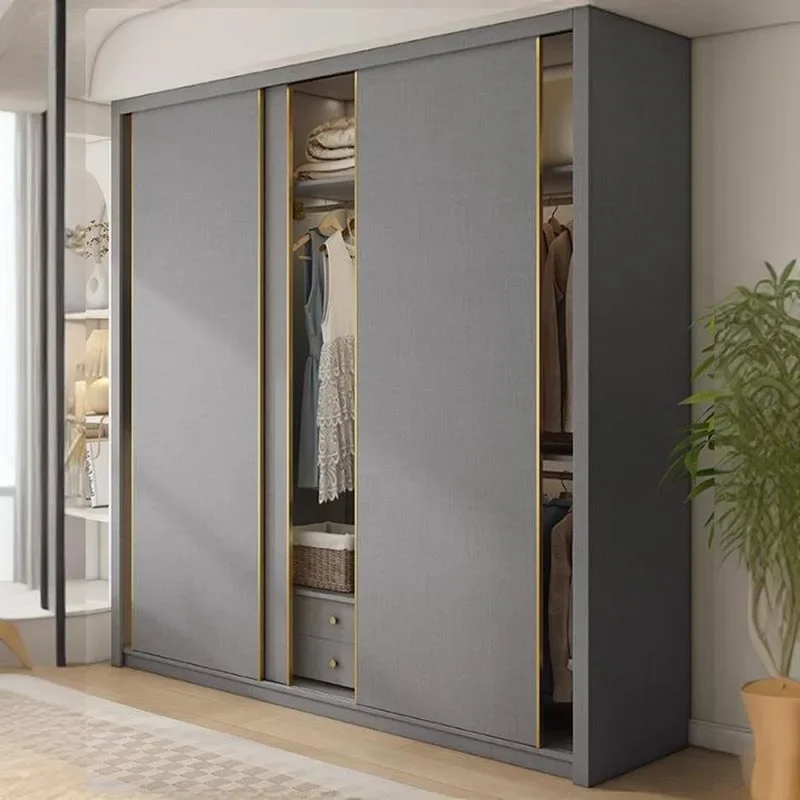 

Open Modern Elegant Wardrobe Support Rod Bracket Storage Cabinet Organizer Wardrobe Bedroom Service Vestidores Unique Furniture