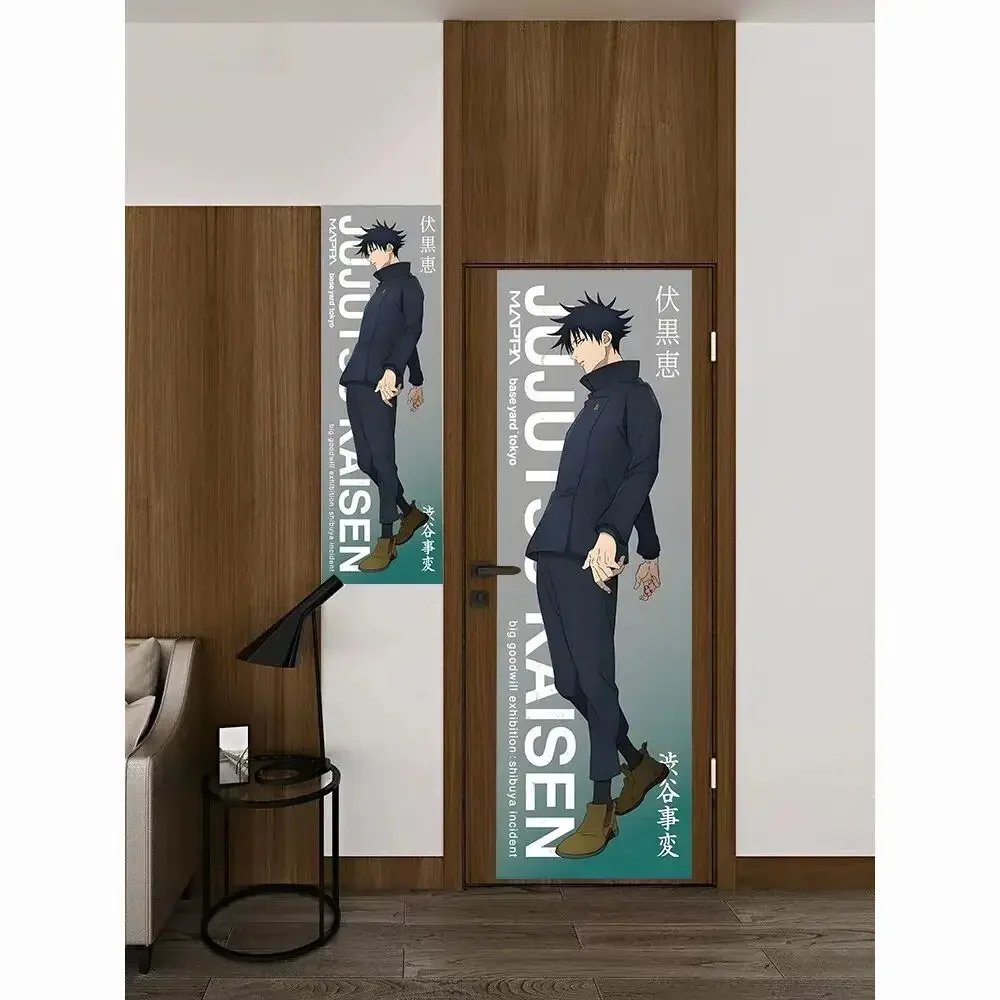 New Satoru Gojo Poster Jujutsu Kaisen Room Decoration Poster Wall Stickers Okkotsu Yuta Mahito 200cm high and 62cm wide poster