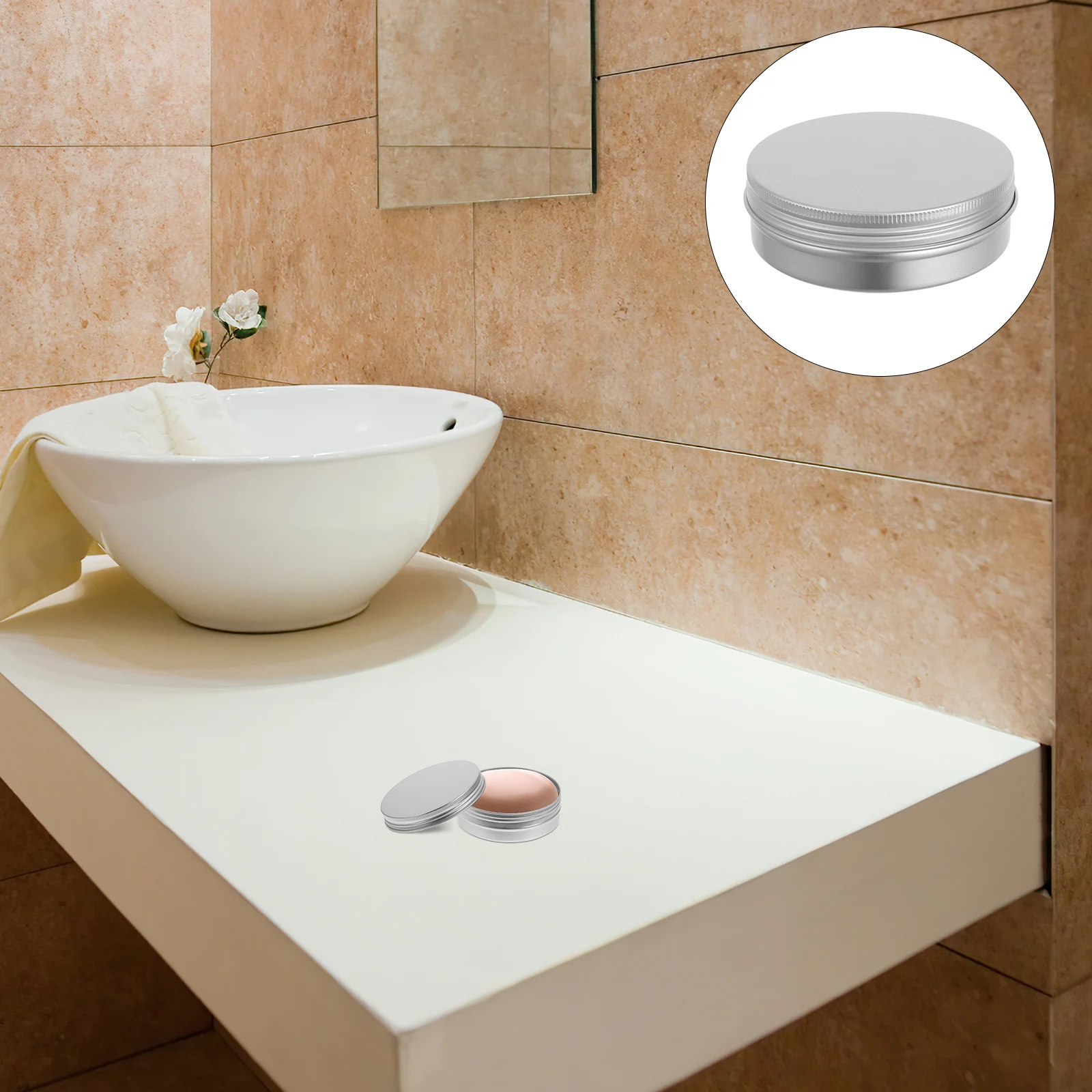 

3pcs Soap 100ml Soap Boxes 83x25mm Removable Lid Storage for Aluminum Storage Boxes Bath Soaps Portable