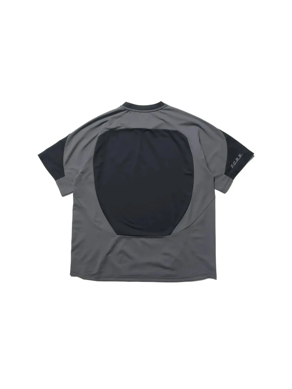 FCRB Japanese Retro Color Block Quick Dry Mesh Unisex round Neck Football Short Sleeve T-Shirt Breathable Comfortable Polyester