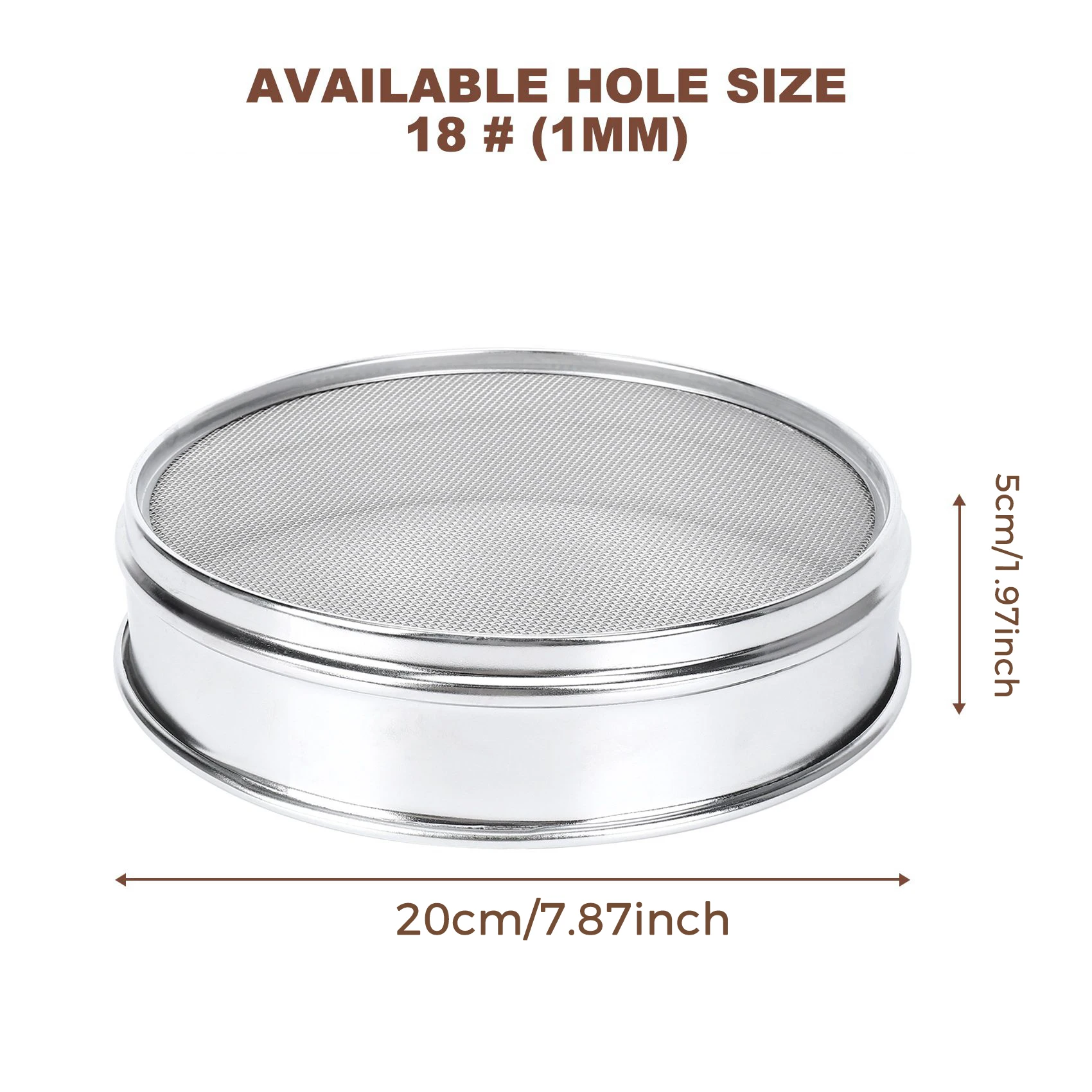 Garden Sieve Soil - Heavy Duty Garden Riddle Sieve Mesh
