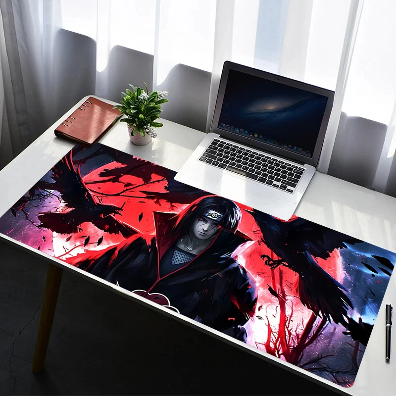 

Mouse Pad Non Slip Rubber Mousepad Laptop Gamer Cabinet Keyboard Pad Naruto Itachi Uchiha Office Computer Gaming Desk Mouse Mat