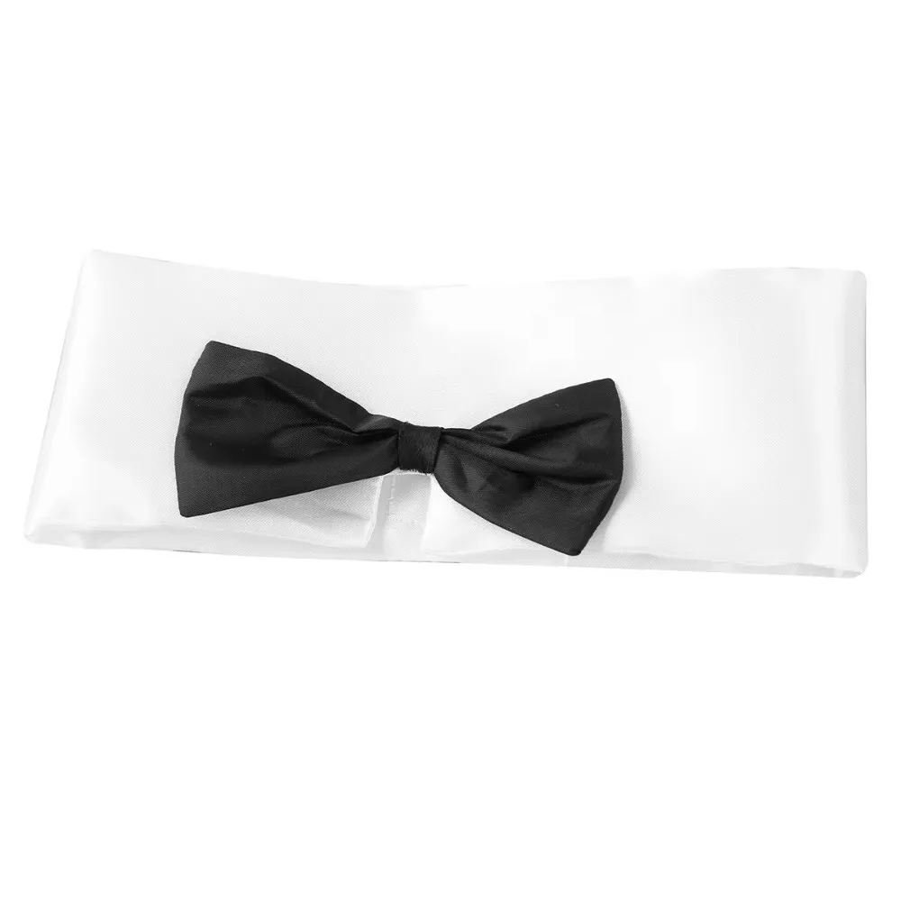 3-teiliges Set Modische Herren-Fliege und Manschetten-Set Business Designer Kellner Smoking Verstellbares Cosplay-Outfit für Partys – Detail 6