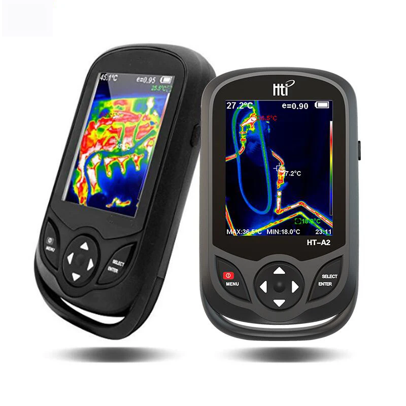 HTI Original HT-A1 HT-A2 Pocket Thermal Imaging Camera 160*120 and 320*240 For Repair PCB Circuit Troubleshoting Thermal Imager