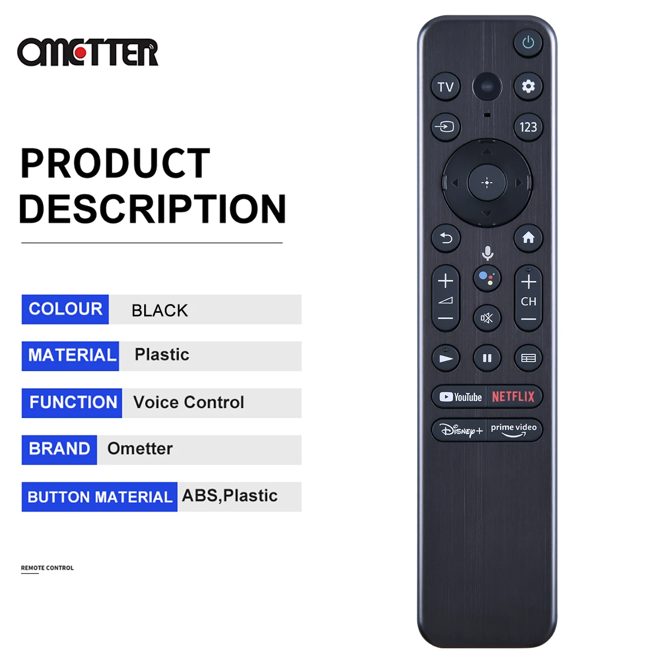 Nuovo telecomando vocale Bluetooth RMF-TX800U RMF-TX900B per Sony Smart TV KD-50X80K KD-55X85K XR-55A95K XR-77A80K XR-65A95K