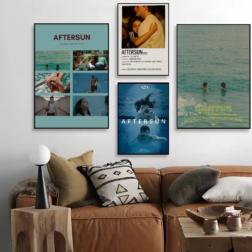 2022 New Movie Aftersun Poster HD Art Sticky Wall Waterproof Home Living Room Bedroom Bar Aesthetic Decoration