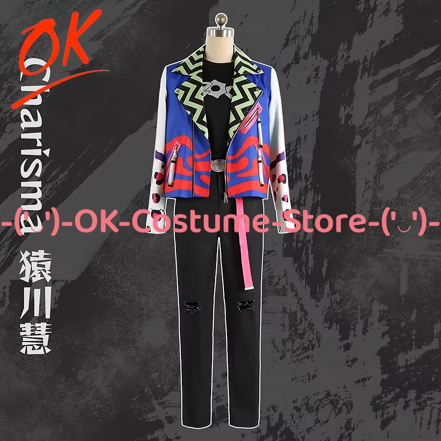 

[Customized Size] Charisma Kei Sarukawa Cosplay Costume Set Anime Game Character Outfit Halloween Carnival Party Uniform Suit