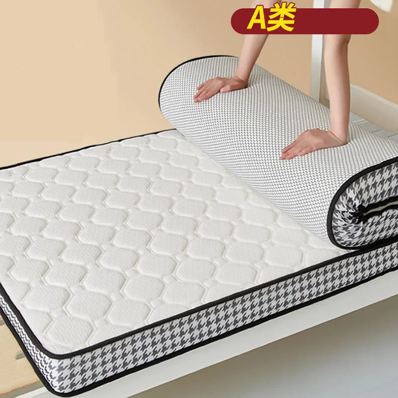 Latex mattress padded cover for dormitory students single bed folded tatami mat hard mat