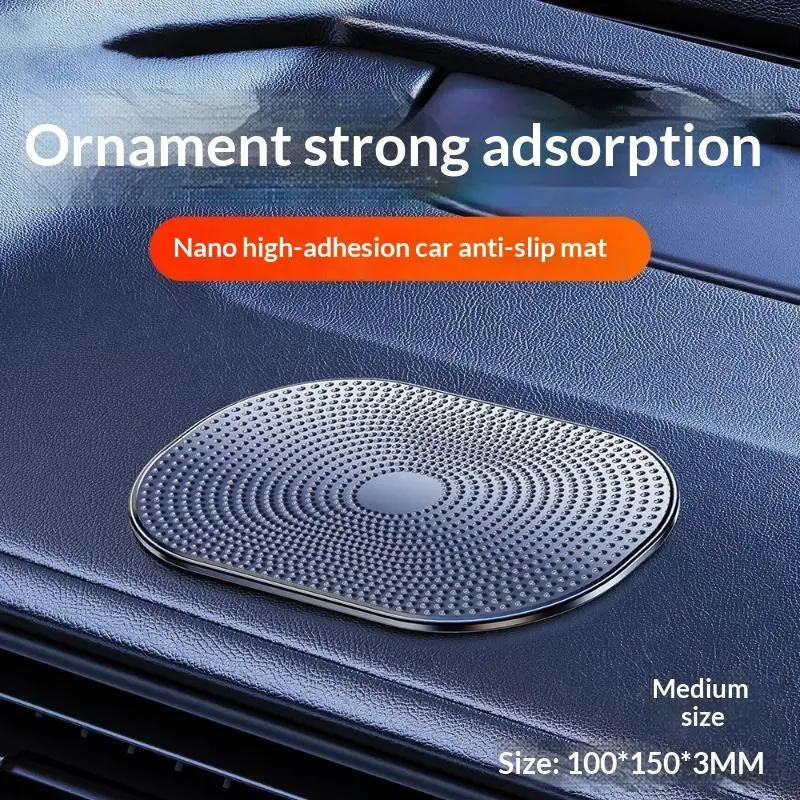 1Pcs Car Non-Slip Mat Magic Anti-Slip Slide-Proof Pad Dashboard Sticky Dash Adhesive Cell Phone Mobile Holder Black Silicone