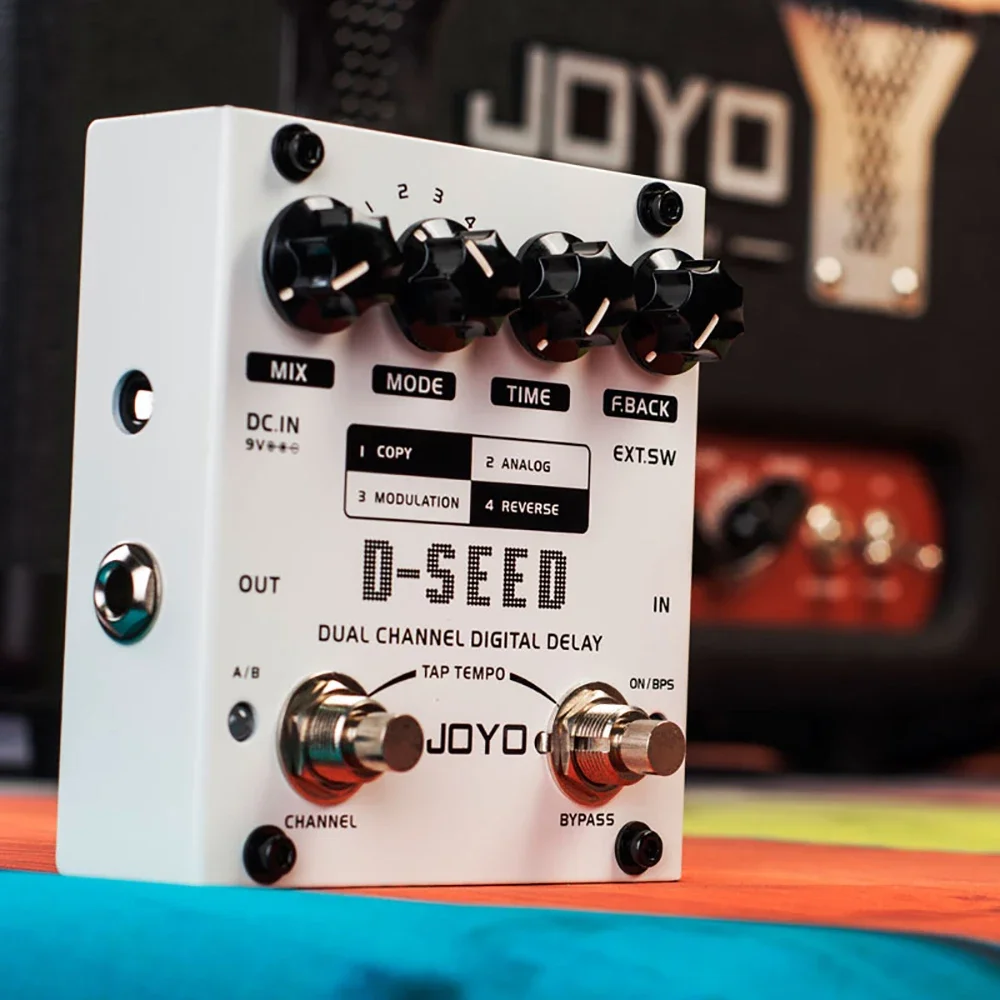 

JOYO D-SEED Dual Channel Digital Delay Guitar Effect Pedal For Electric Guitar Parts & Accessories With Four Working Modes Parts