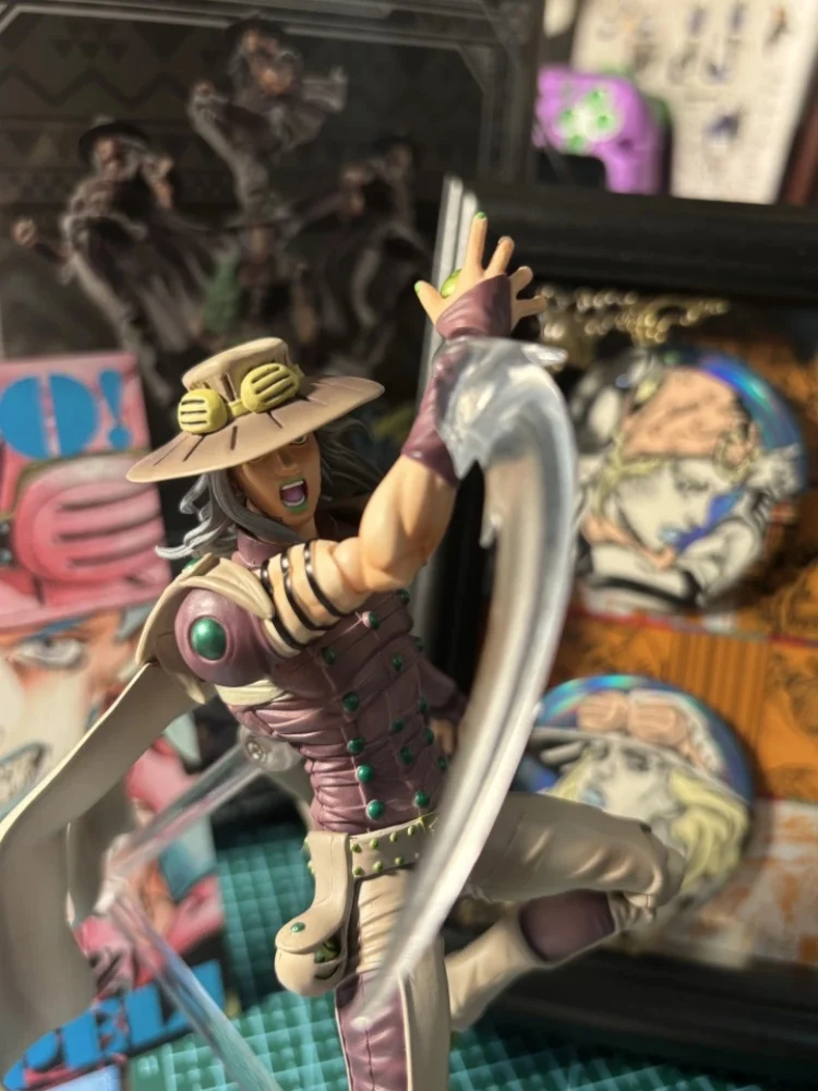 

JOJO STEEL BALL RUN Gyro Zeppeli Action Figure by Medicos Chobitsu 100% Original PVC Anime Model Toy for Collection And Gift
